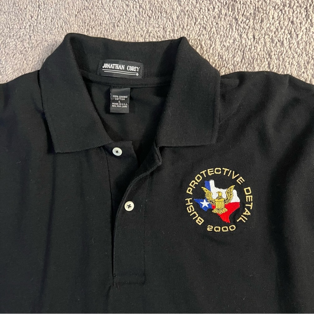 Vintage Authentic George Bush Protective Detail Polo Uniform
